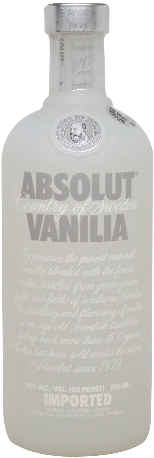 Absolut Vanilla Vodka Bottle