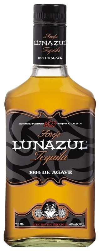 Lunazul Anejo Tequila Bottle